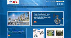 Desktop Screenshot of 4maticvalves.com