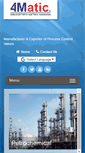 Mobile Screenshot of 4maticvalves.com